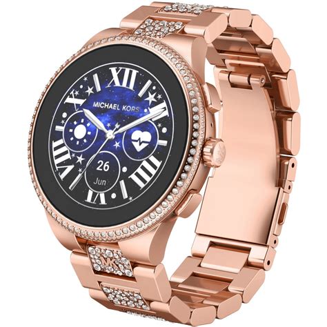 rose gold michael kors ring|rose gold michael kors smartwatch.